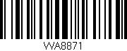 Código de barras (EAN, GTIN, SKU, ISBN): 'WA8871'