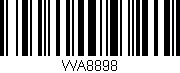 Código de barras (EAN, GTIN, SKU, ISBN): 'WA8898'