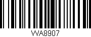Código de barras (EAN, GTIN, SKU, ISBN): 'WA8907'