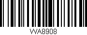 Código de barras (EAN, GTIN, SKU, ISBN): 'WA8908'