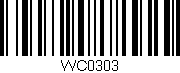 Código de barras (EAN, GTIN, SKU, ISBN): 'WC0303'