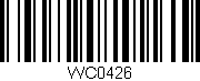 Código de barras (EAN, GTIN, SKU, ISBN): 'WC0426'