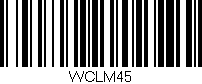 Código de barras (EAN, GTIN, SKU, ISBN): 'WCLM45'