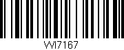Código de barras (EAN, GTIN, SKU, ISBN): 'WI7167'