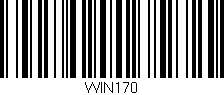 Código de barras (EAN, GTIN, SKU, ISBN): 'WIN170'