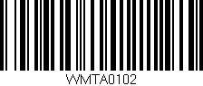 Código de barras (EAN, GTIN, SKU, ISBN): 'WMTA0102'