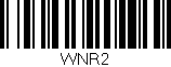 Código de barras (EAN, GTIN, SKU, ISBN): 'WNR2'