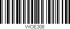 Código de barras (EAN, GTIN, SKU, ISBN): 'WOE308'