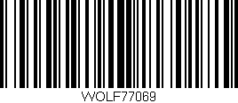 Código de barras (EAN, GTIN, SKU, ISBN): 'WOLF77069'
