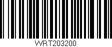 Código de barras (EAN, GTIN, SKU, ISBN): 'WRT203200'