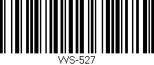 Código de barras (EAN, GTIN, SKU, ISBN): 'WS-527'
