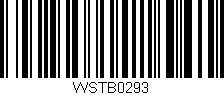 Código de barras (EAN, GTIN, SKU, ISBN): 'WSTB0293'