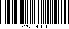 Código de barras (EAN, GTIN, SKU, ISBN): 'WSUO0010'