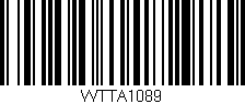Código de barras (EAN, GTIN, SKU, ISBN): 'WTTA1089'