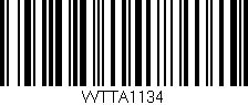 Código de barras (EAN, GTIN, SKU, ISBN): 'WTTA1134'