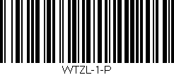Código de barras (EAN, GTIN, SKU, ISBN): 'WTZL-1-P'