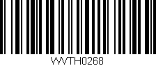 Código de barras (EAN, GTIN, SKU, ISBN): 'WVTH0268'