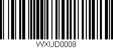 Código de barras (EAN, GTIN, SKU, ISBN): 'WXUD0008'