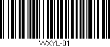 Código de barras (EAN, GTIN, SKU, ISBN): 'WXYL-01'