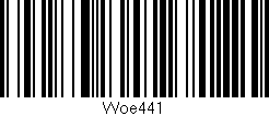 Código de barras (EAN, GTIN, SKU, ISBN): 'Woe441'