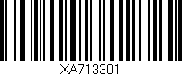 Código de barras (EAN, GTIN, SKU, ISBN): 'XA713301'