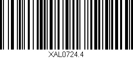 Código de barras (EAN, GTIN, SKU, ISBN): 'XAL0724.4'