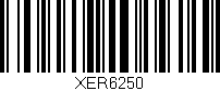 Código de barras (EAN, GTIN, SKU, ISBN): 'XER6250'