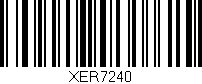 Código de barras (EAN, GTIN, SKU, ISBN): 'XER7240'
