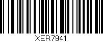 Código de barras (EAN, GTIN, SKU, ISBN): 'XER7941'