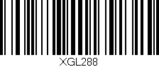 Código de barras (EAN, GTIN, SKU, ISBN): 'XGL288'