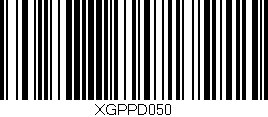 Código de barras (EAN, GTIN, SKU, ISBN): 'XGPPD050'