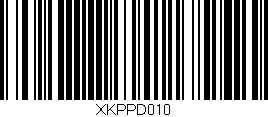 Código de barras (EAN, GTIN, SKU, ISBN): 'XKPPD010'