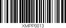 Código de barras (EAN, GTIN, SKU, ISBN): 'XMPP0013'