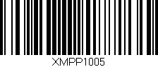 Código de barras (EAN, GTIN, SKU, ISBN): 'XMPP1005'