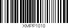 Código de barras (EAN, GTIN, SKU, ISBN): 'XMPP1010'