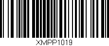 Código de barras (EAN, GTIN, SKU, ISBN): 'XMPP1019'