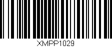 Código de barras (EAN, GTIN, SKU, ISBN): 'XMPP1029'