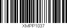 Código de barras (EAN, GTIN, SKU, ISBN): 'XMPP1037'