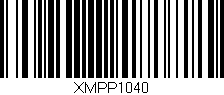 Código de barras (EAN, GTIN, SKU, ISBN): 'XMPP1040'