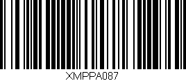 Código de barras (EAN, GTIN, SKU, ISBN): 'XMPPA087'