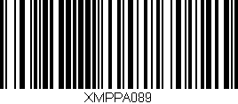 Código de barras (EAN, GTIN, SKU, ISBN): 'XMPPA089'