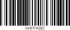Código de barras (EAN, GTIN, SKU, ISBN): 'XMPPA092'