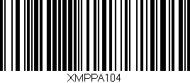 Código de barras (EAN, GTIN, SKU, ISBN): 'XMPPA104'