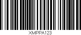 Código de barras (EAN, GTIN, SKU, ISBN): 'XMPPA123'