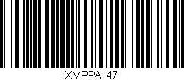 Código de barras (EAN, GTIN, SKU, ISBN): 'XMPPA147'
