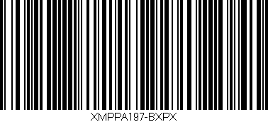 Código de barras (EAN, GTIN, SKU, ISBN): 'XMPPA197-BXPX'
