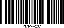 Código de barras (EAN, GTIN, SKU, ISBN): 'XMPPA237'
