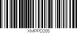 Código de barras (EAN, GTIN, SKU, ISBN): 'XMPPD205'