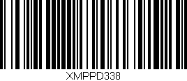 Código de barras (EAN, GTIN, SKU, ISBN): 'XMPPD338'