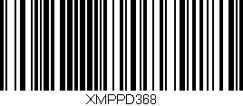Código de barras (EAN, GTIN, SKU, ISBN): 'XMPPD368'